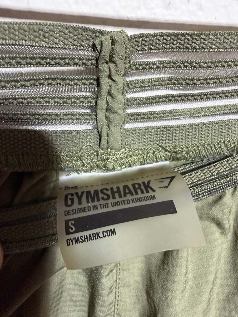 Gymshark Women's Olive Green Running Shorts Size S - Picture 3 of 4